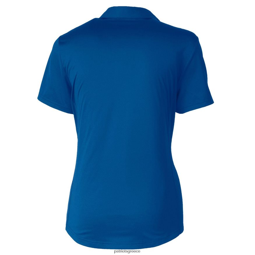 Patriots Jersey cutter & buck royal throwback logo prospect ανάγλυφο πόλο γυναίκες είδη ένδυσης VPDHTZ2596