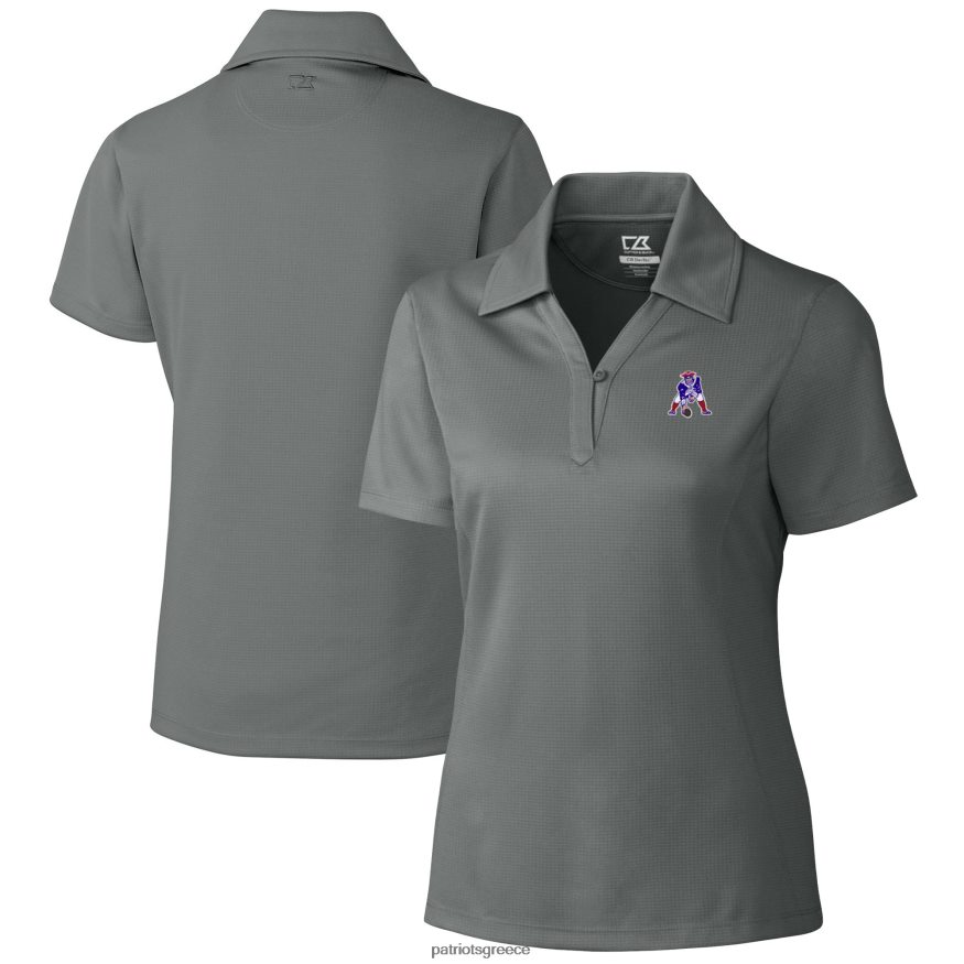 Patriots Jersey cutter & buck steel throwback λογότυπο είδος drytec ανάγλυφο πόλο γυναίκες είδη ένδυσης VPDHTZ2588