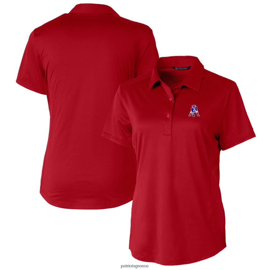 Patriots Jersey cutter & buck κόκκινο λογότυπο προοπτική ανάγλυφης stretch polo γυναίκες είδη ένδυσης VPDHTZ2598