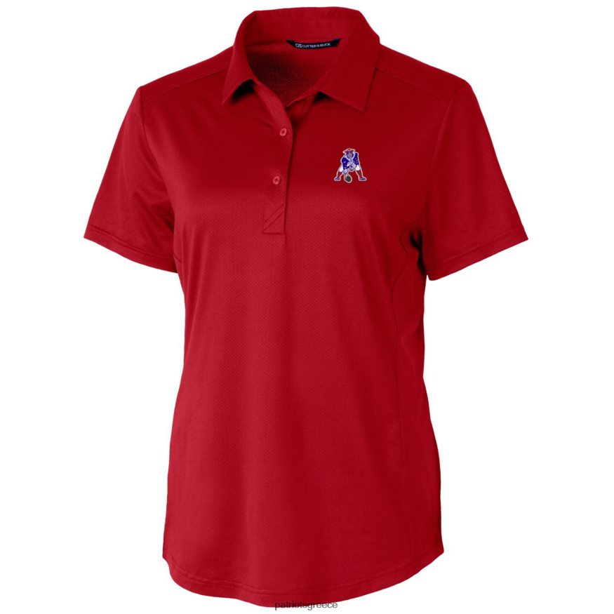 Patriots Jersey cutter & buck κόκκινο λογότυπο προοπτική ανάγλυφης stretch polo γυναίκες είδη ένδυσης VPDHTZ2598