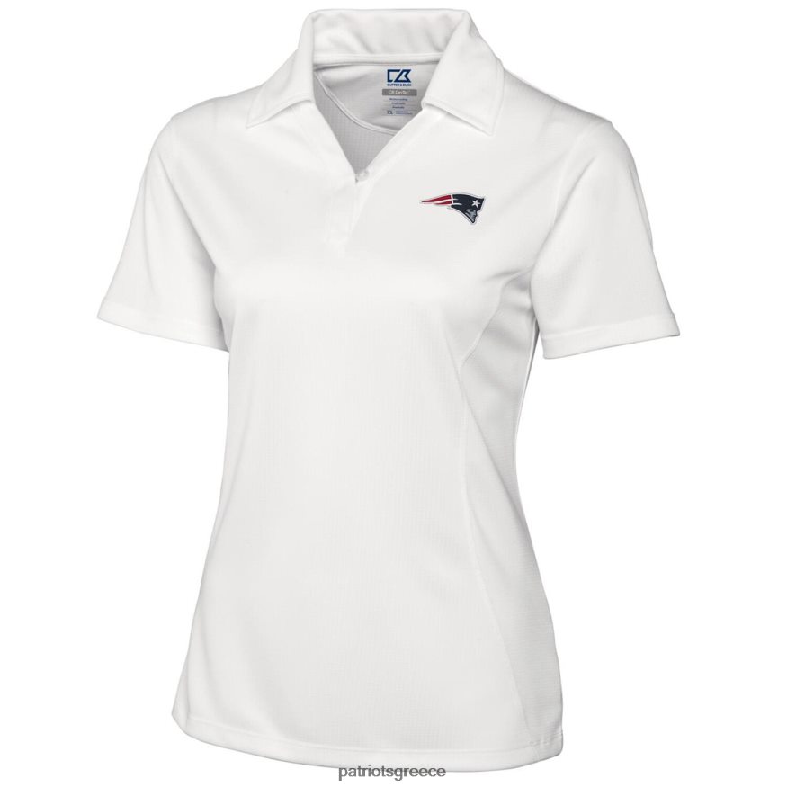 Patriots Jersey cutter & buck white drytec είδος πόλο γυναίκες είδη ένδυσης VPDHTZ2617