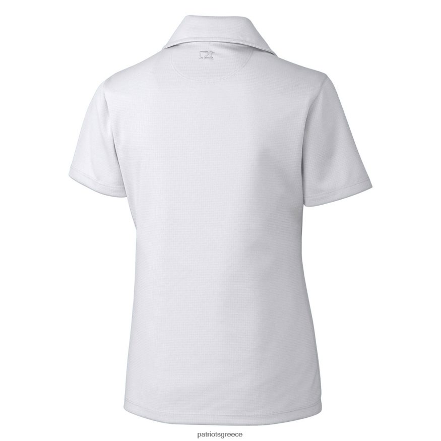 Patriots Jersey cutter & buck white throwback λογότυπο είδος drytec ανάγλυφο πόλο γυναίκες είδη ένδυσης VPDHTZ2587