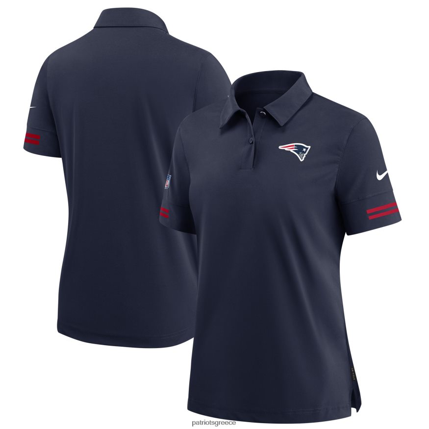 Patriots Jersey πόλο επιδόσεων nike navy sideline γυναίκες είδη ένδυσης VPDHTZ2515