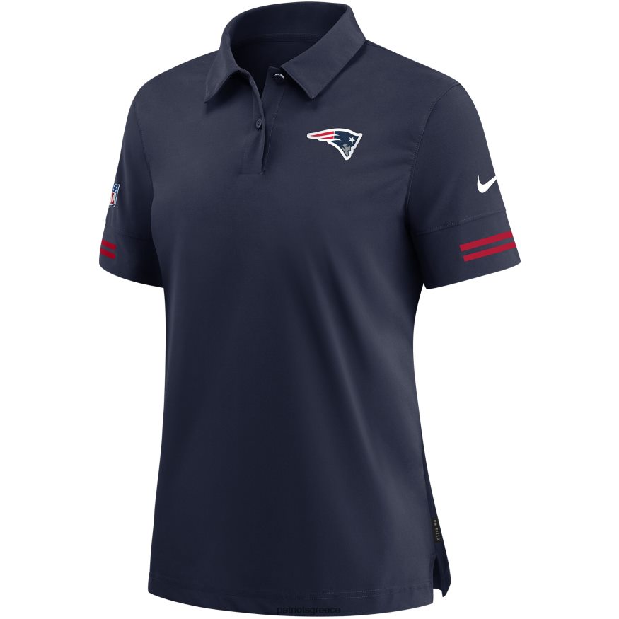 Patriots Jersey πόλο επιδόσεων nike navy sideline γυναίκες είδη ένδυσης VPDHTZ2515