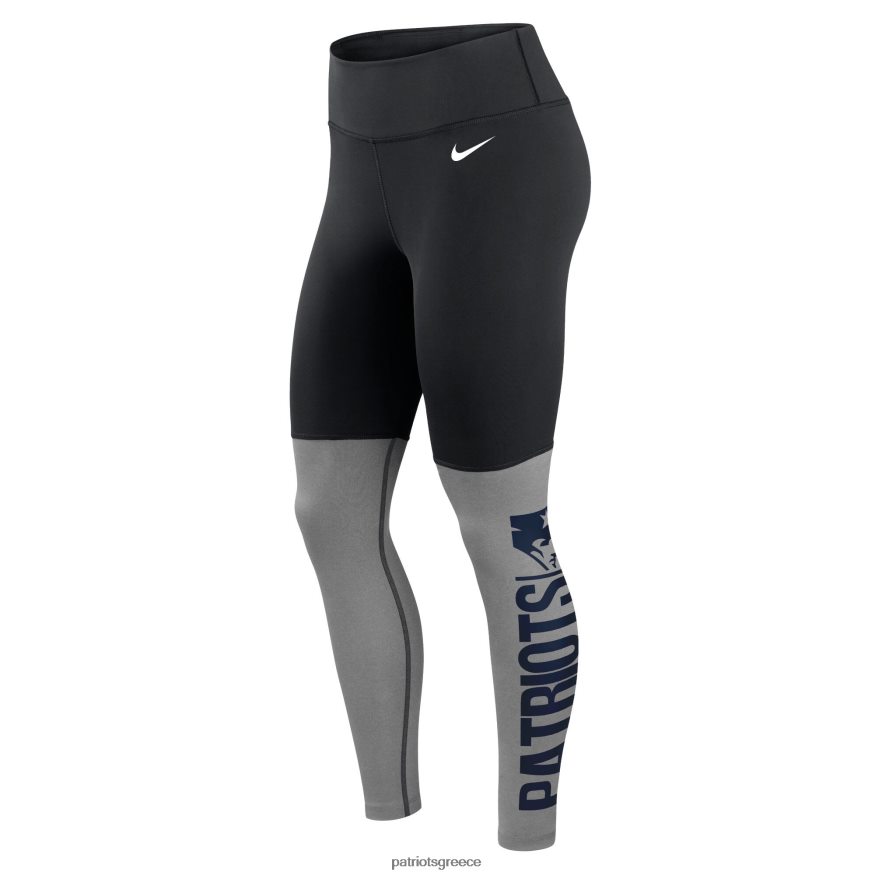 Patriots Jersey Κολάν απόδοσης με λογότυπο nike μαύρο/ρεκωτό κάρβουνο γυναίκες είδη ένδυσης VPDHTZ2500