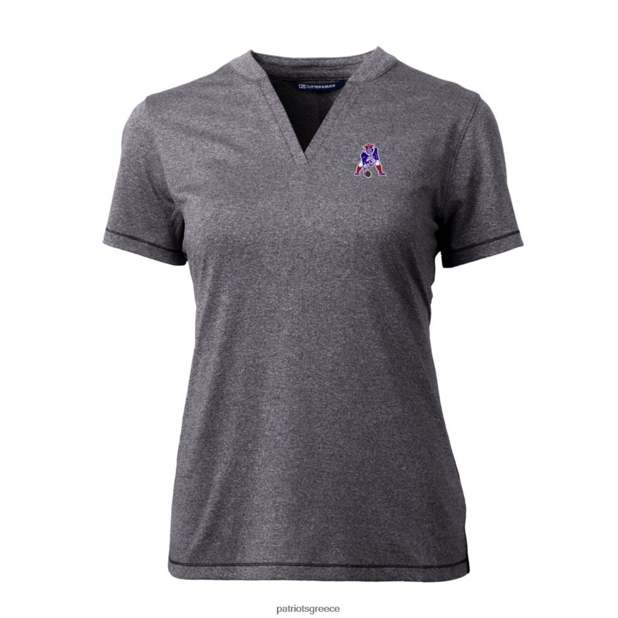 Patriots Jersey Κόφτης & Buck Heather κάρβουνο λογότυπο σφυρηλάτηση λεπίδα v-neck polo γυναίκες είδη ένδυσης VPDHTZ2840