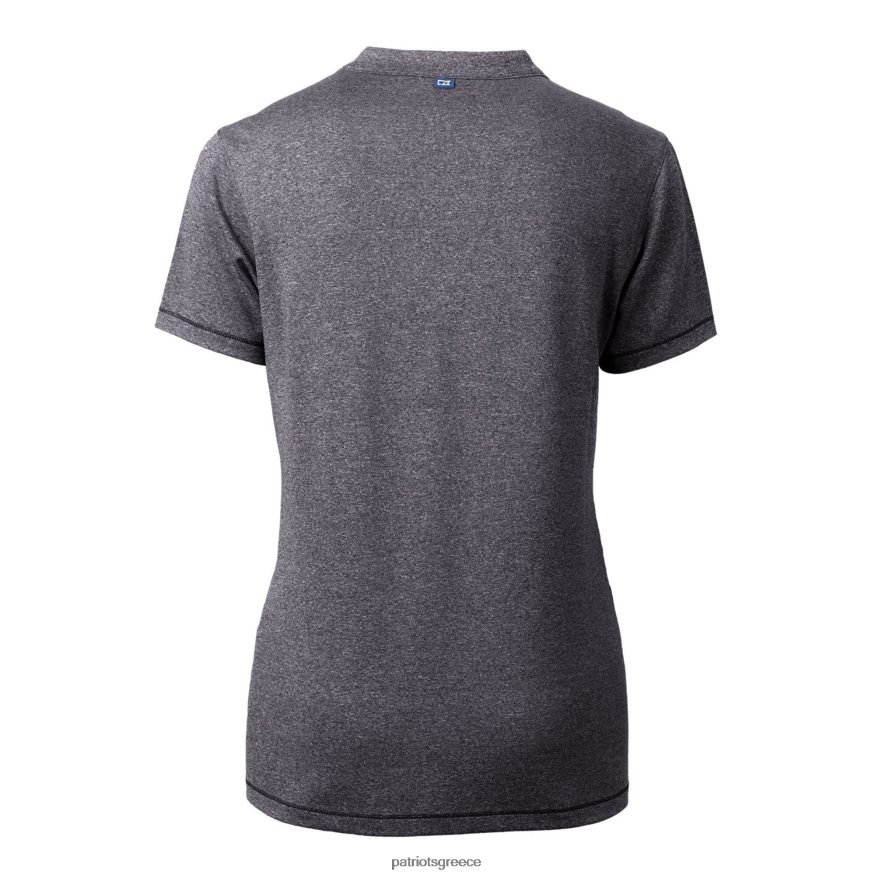 Patriots Jersey Κόφτης & Buck Heather κάρβουνο λογότυπο σφυρηλάτηση λεπίδα v-neck polo γυναίκες είδη ένδυσης VPDHTZ2840