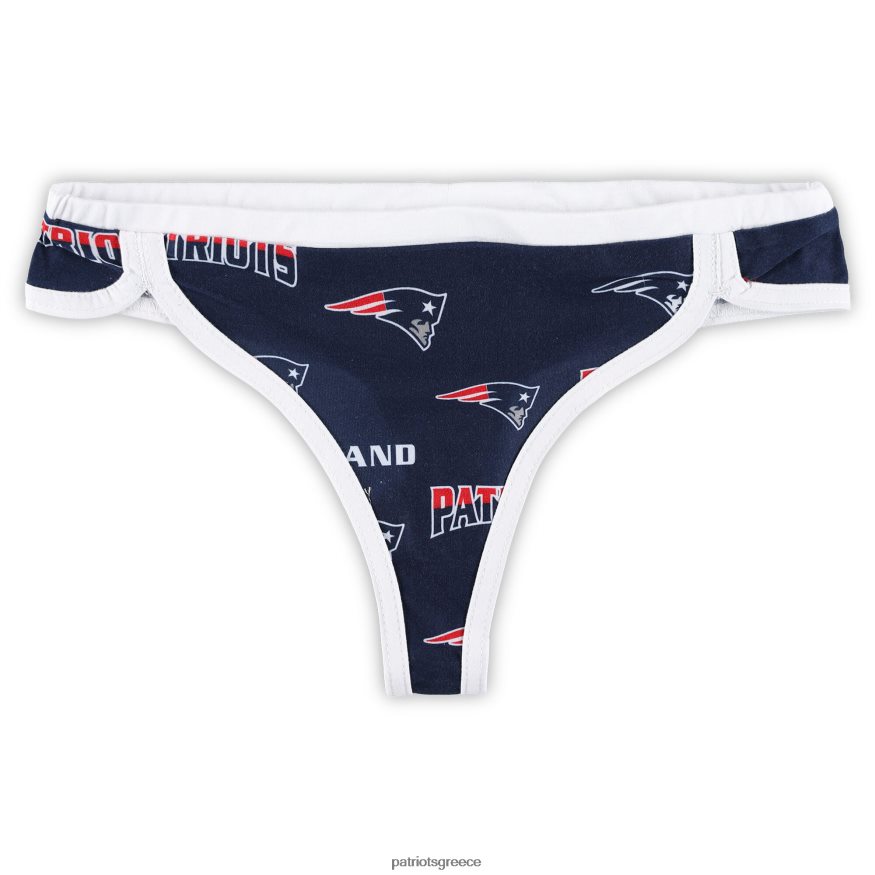 Patriots Jersey έννοιες σπορ ναυτικό/λευκό πλεκτό στρινγκ γυναίκες είδη ένδυσης VPDHTZ2860