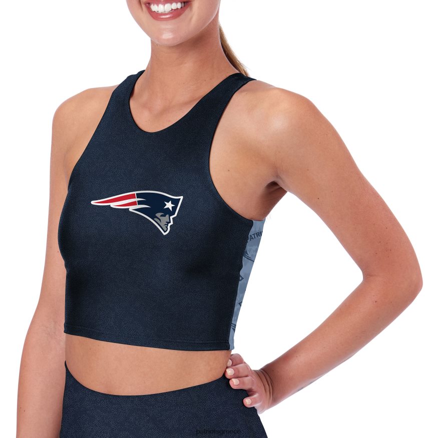 Patriots Jersey certo charcoal μίντι σουτιέν με ψηλό λαιμό γυναίκες είδη ένδυσης VPDHTZ2881