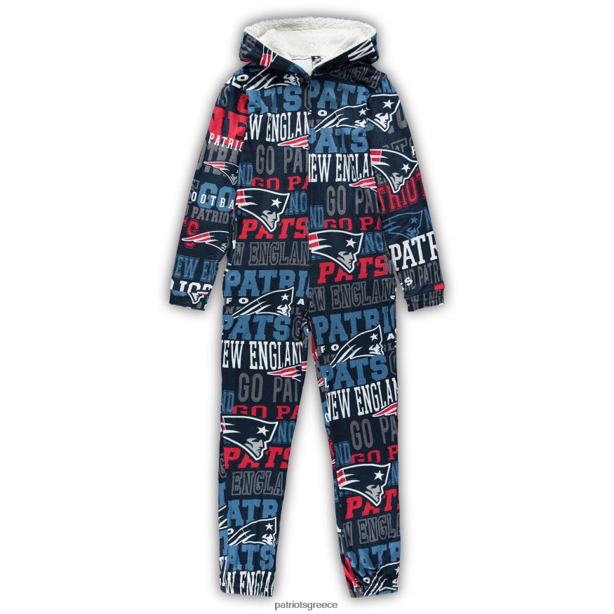 Patriots Jersey concepts sport ναυτικό σύνολο microfleece union κοστούμι με φερμουάρ γυναίκες είδη ένδυσης VPDHTZ2871