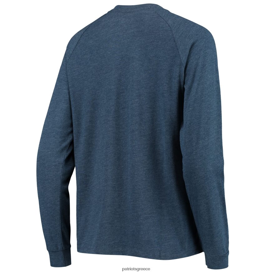 Patriots Jersey concepts sport navy meter πλεκτό μακρυμάνικο ρεγκλάν σετ ύπνου & σορτς γυναίκες είδη ένδυσης VPDHTZ2863