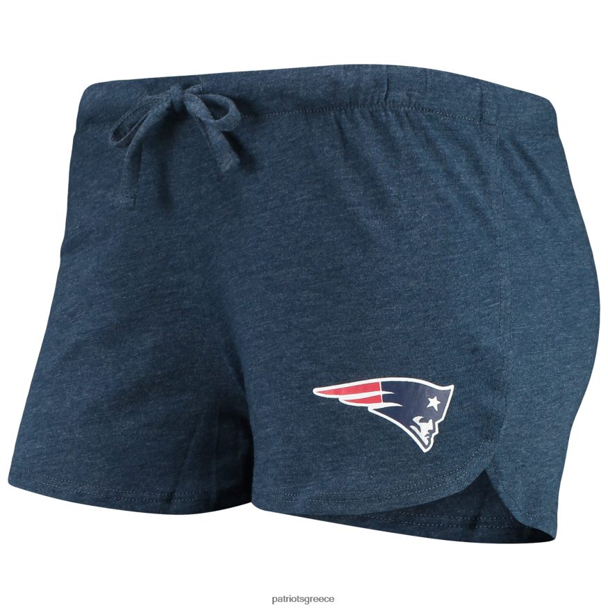 Patriots Jersey concepts sport navy meter πλεκτό μακρυμάνικο ρεγκλάν σετ ύπνου & σορτς γυναίκες είδη ένδυσης VPDHTZ2863