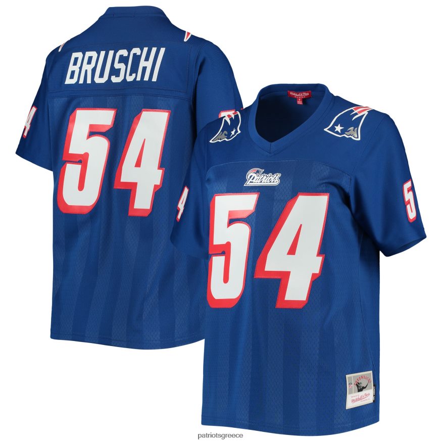 Patriots Jersey Mitchell & ness tedy bruschi βασιλική κληρονομιά αντίγραφο φανέλα παίκτη γυναίκες είδη ένδυσης VPDHTZ1199