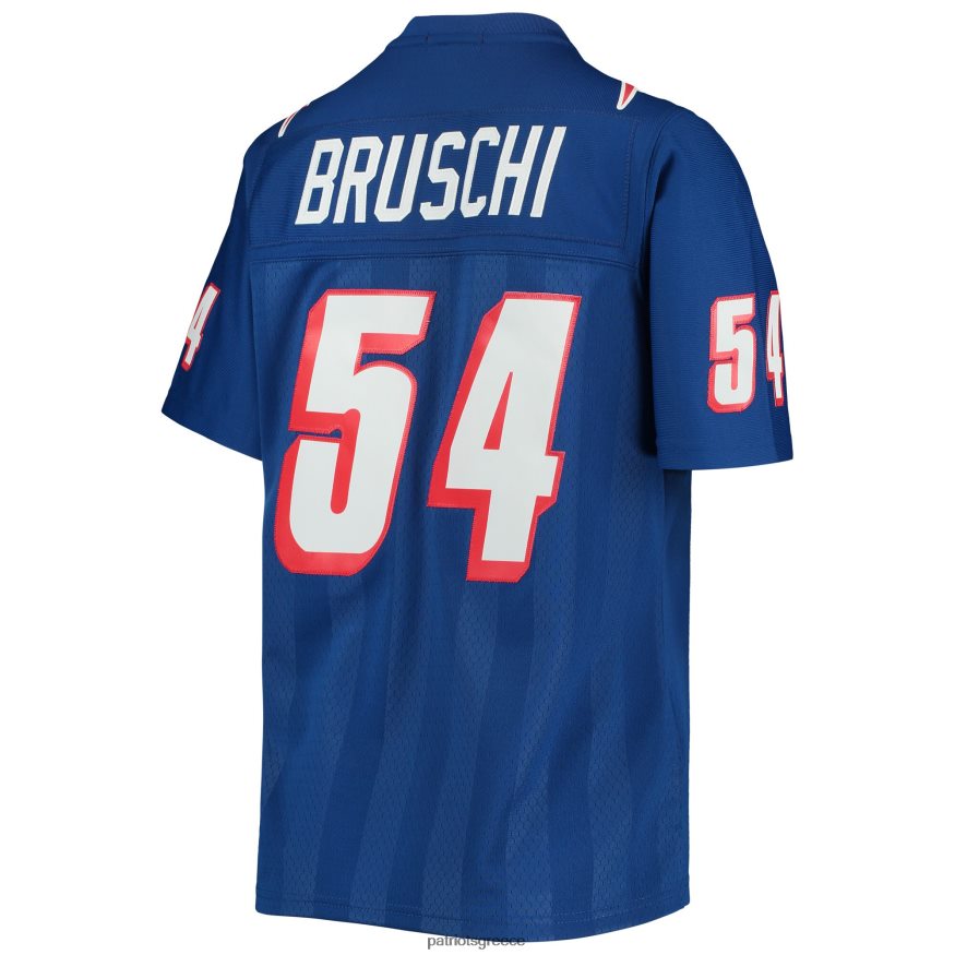 Patriots Jersey Mitchell & ness tedy bruschi βασιλική κληρονομιά αντίγραφο φανέλα παίκτη γυναίκες είδη ένδυσης VPDHTZ1199
