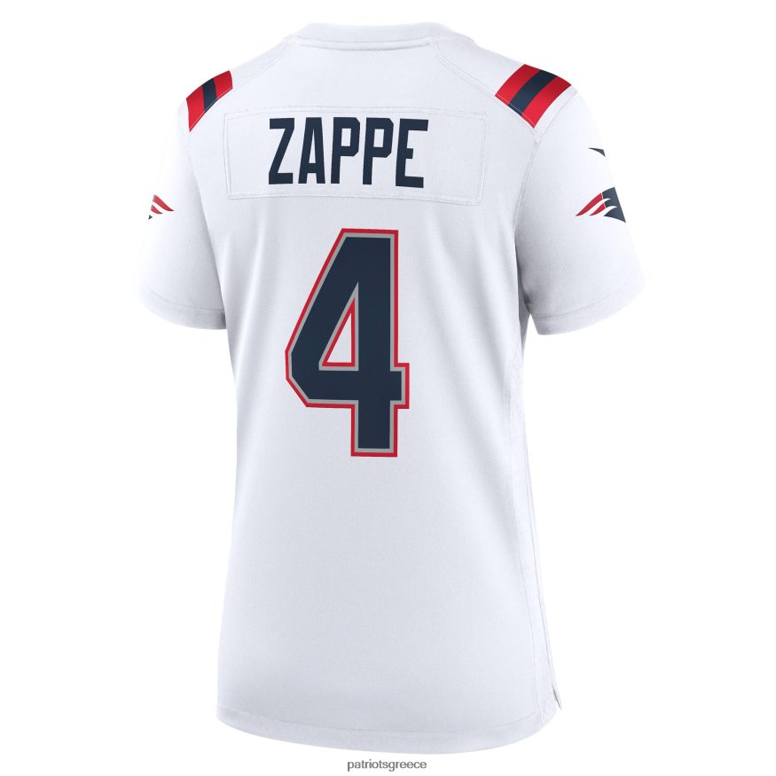 Patriots Jersey λευκή φανέλα παικτών Nike Bailey Zappe γυναίκες είδη ένδυσης VPDHTZ1222
