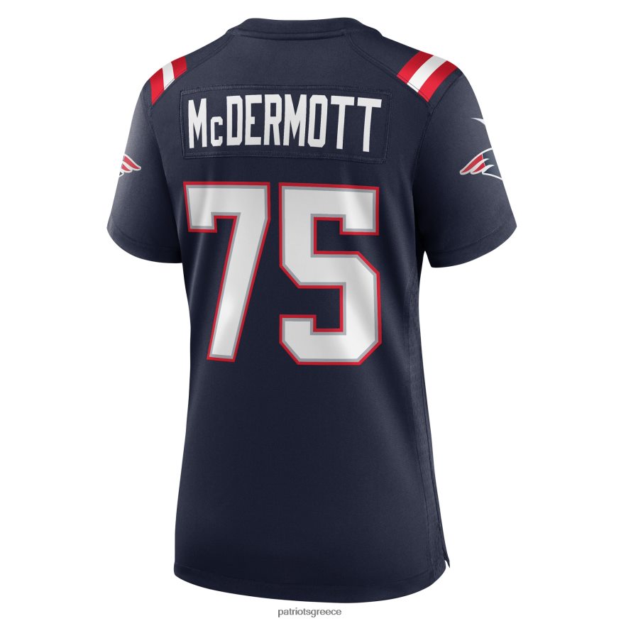 Patriots Jersey φανέλα παικτών παιχνιδιών Nike Conor Mcdermott Navy Home game γυναίκες είδη ένδυσης VPDHTZ1123
