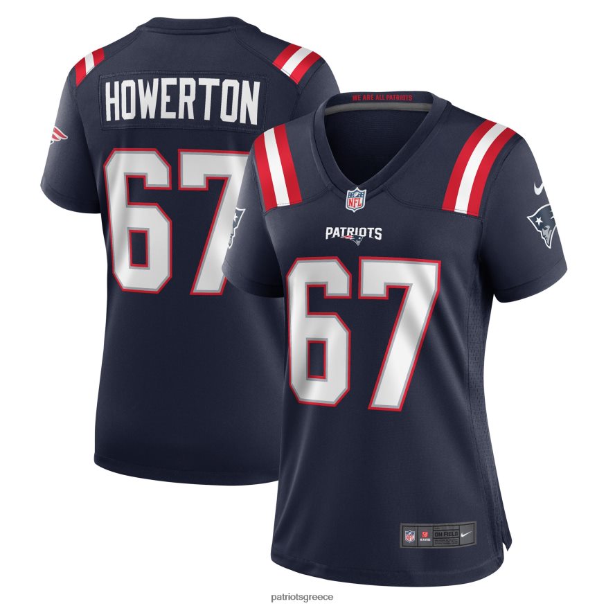 Patriots Jersey φανέλα παικτών Nike Hayden Howerton Navy Home game γυναίκες είδη ένδυσης VPDHTZ1131