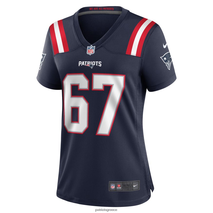 Patriots Jersey φανέλα παικτών Nike Hayden Howerton Navy Home game γυναίκες είδη ένδυσης VPDHTZ1131