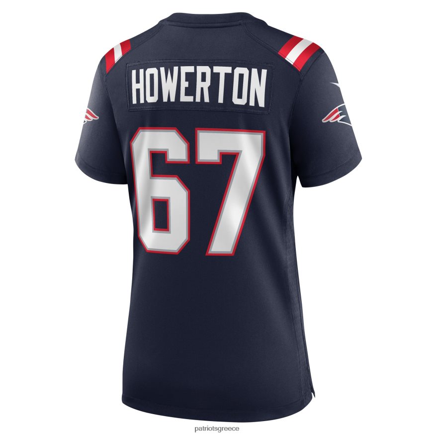 Patriots Jersey φανέλα παικτών Nike Hayden Howerton Navy Home game γυναίκες είδη ένδυσης VPDHTZ1131