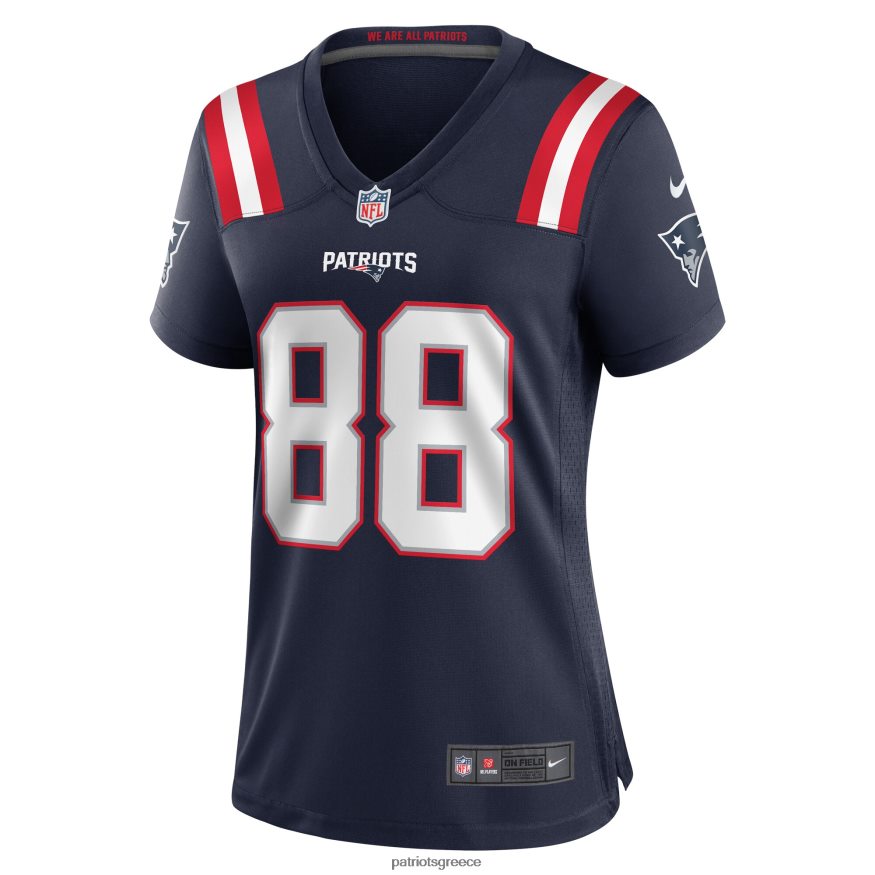 Patriots Jersey φανέλα παικτών Nike Scotty Washington Navy Home Game γυναίκες είδη ένδυσης VPDHTZ1130