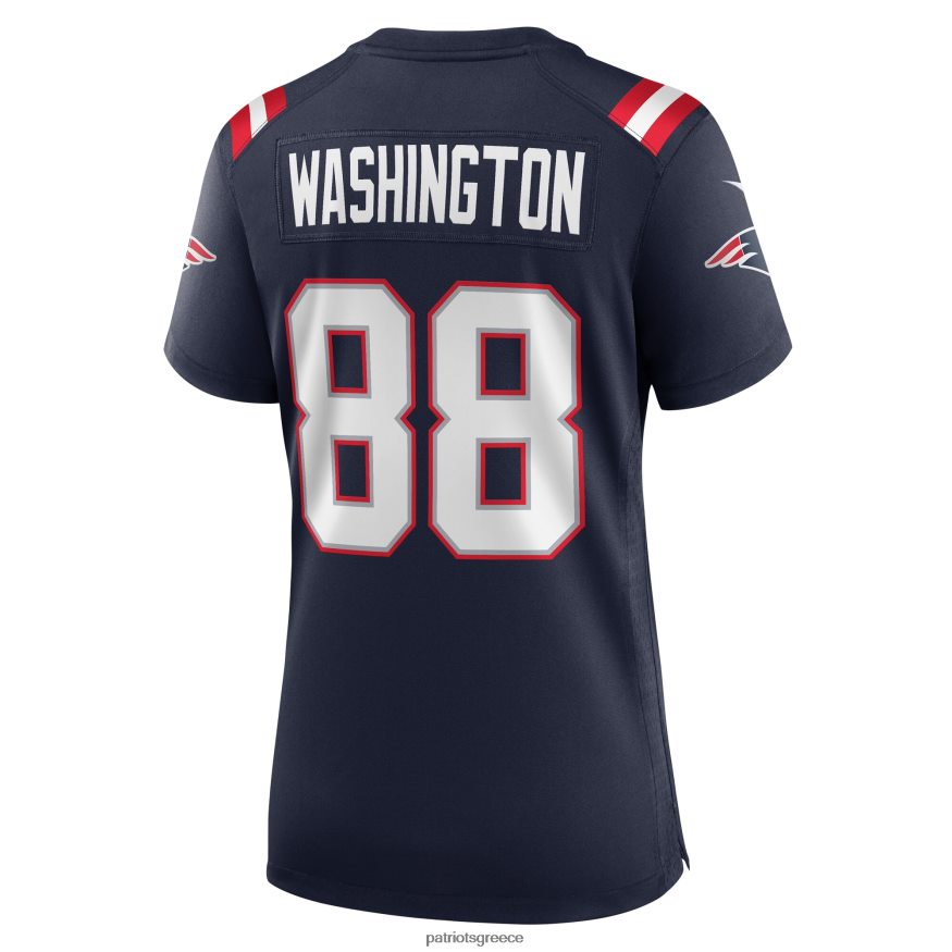 Patriots Jersey φανέλα παικτών Nike Scotty Washington Navy Home Game γυναίκες είδη ένδυσης VPDHTZ1130