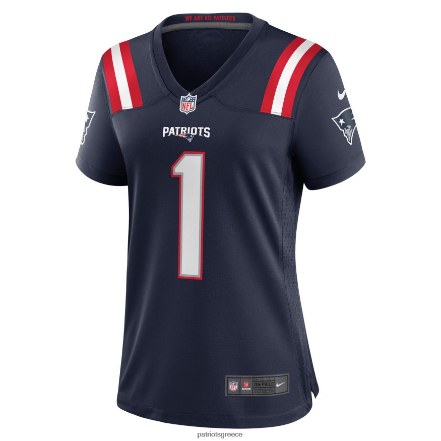 Patriots Jersey φανέλα παιχνιδιών nike νούμερο 1 μαμά ναυτικό γυναίκες είδη ένδυσης VPDHTZ1175