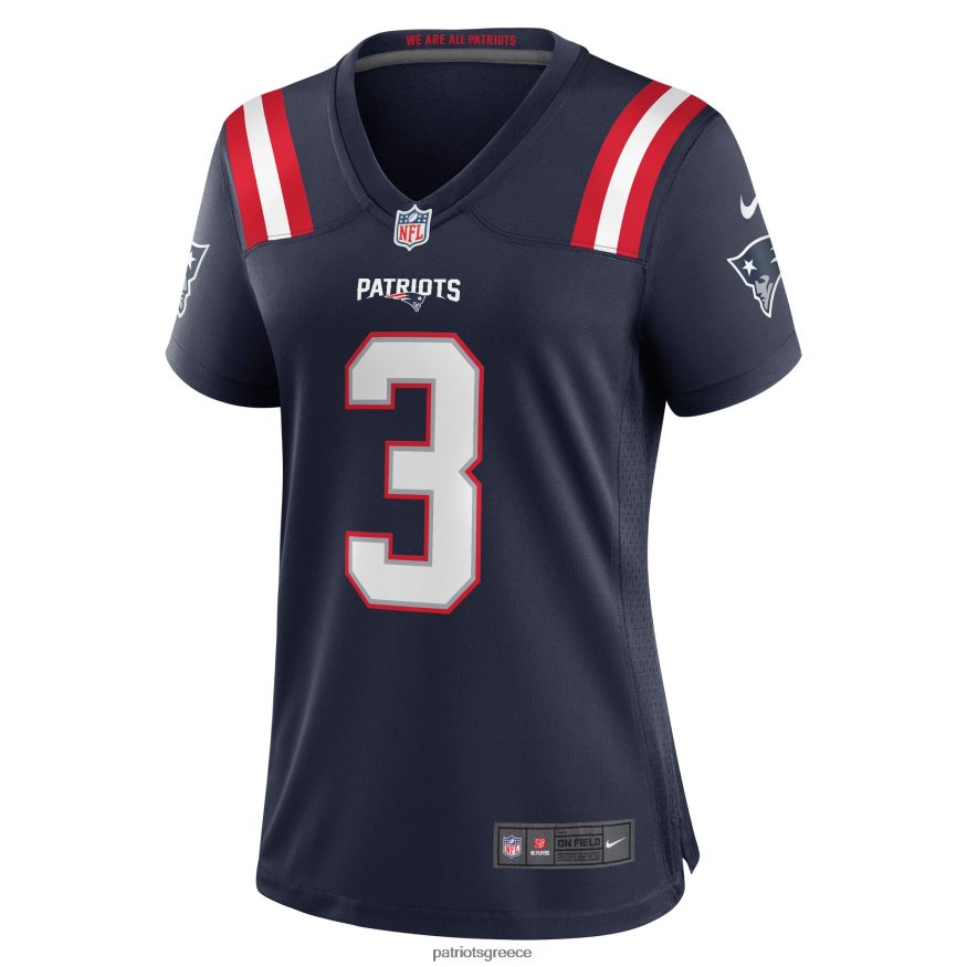 Patriots Jersey φανέλα παίκτη nike James Robinson navy game γυναίκες είδη ένδυσης VPDHTZ1203