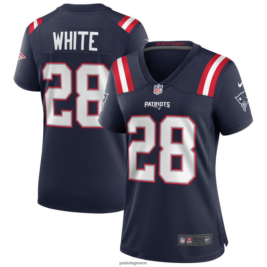 Patriots Jersey φανέλα παιχνιδιών nike James white navy γυναίκες είδη ένδυσης VPDHTZ1133