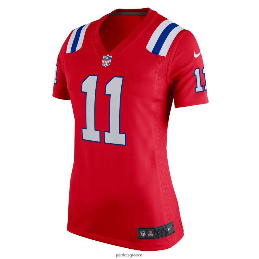 Patriots Jersey Η nike τράβηξε την κόκκινη φανέλα του παιχνιδιού γυναίκες είδη ένδυσης VPDHTZ1167