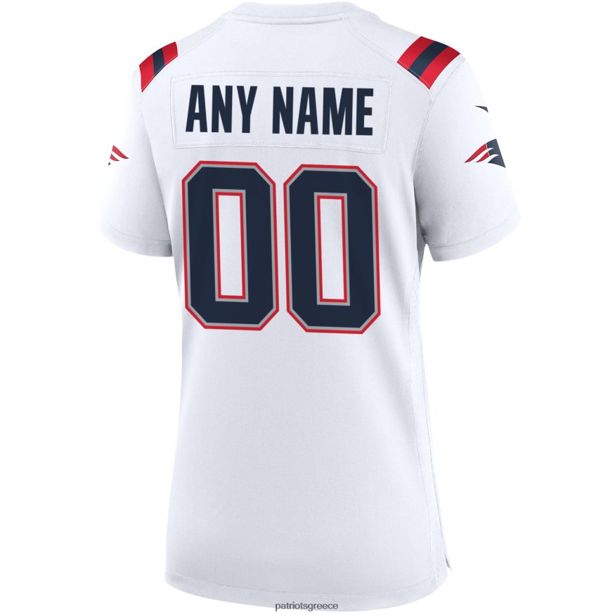 Patriots Jersey nike λευκό προσαρμοσμένο παιχνίδι φανέλα γυναίκες είδη ένδυσης VPDHTZ1174