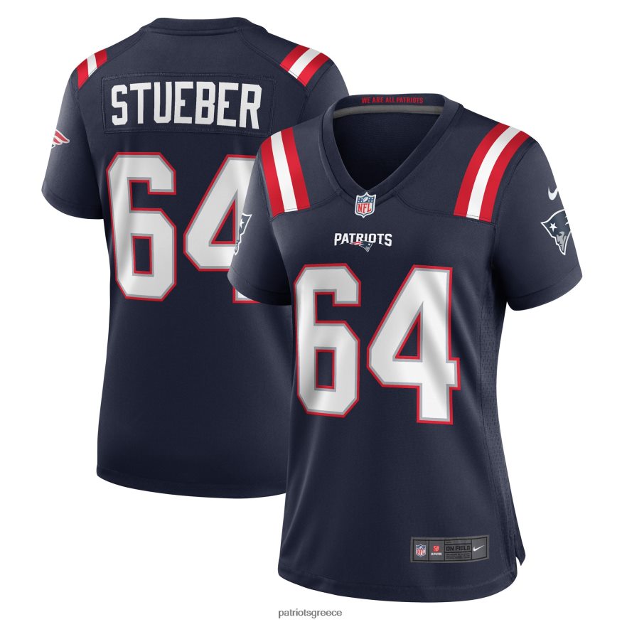 Patriots Jersey φανέλα παικτών παιχνιδιών nike andrew stueber navy game γυναίκες είδη ένδυσης VPDHTZ1115