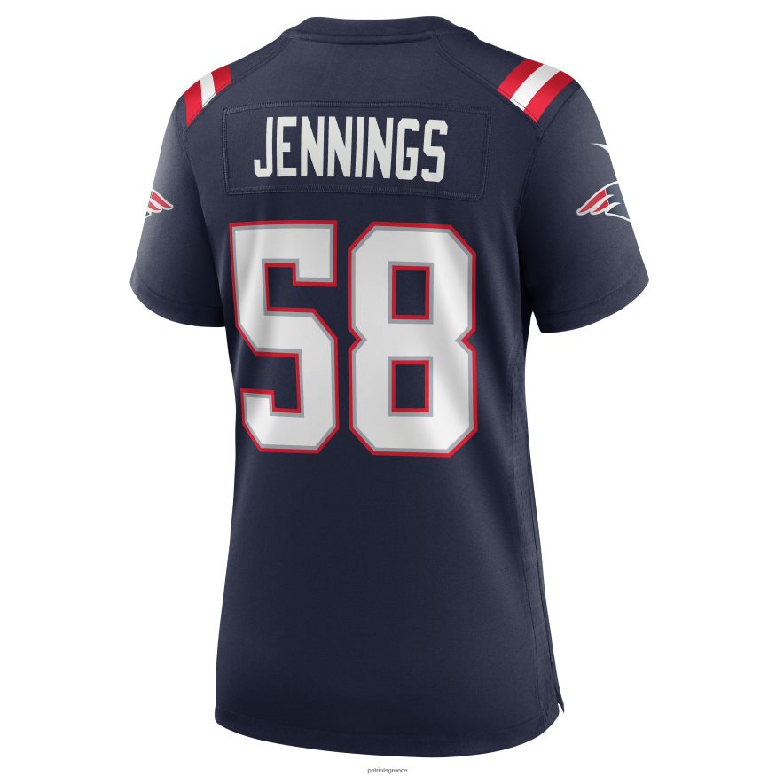 Patriots Jersey φανέλα παιχνιδιού nike anfernee jennings navy team γυναίκες είδη ένδυσης VPDHTZ1156