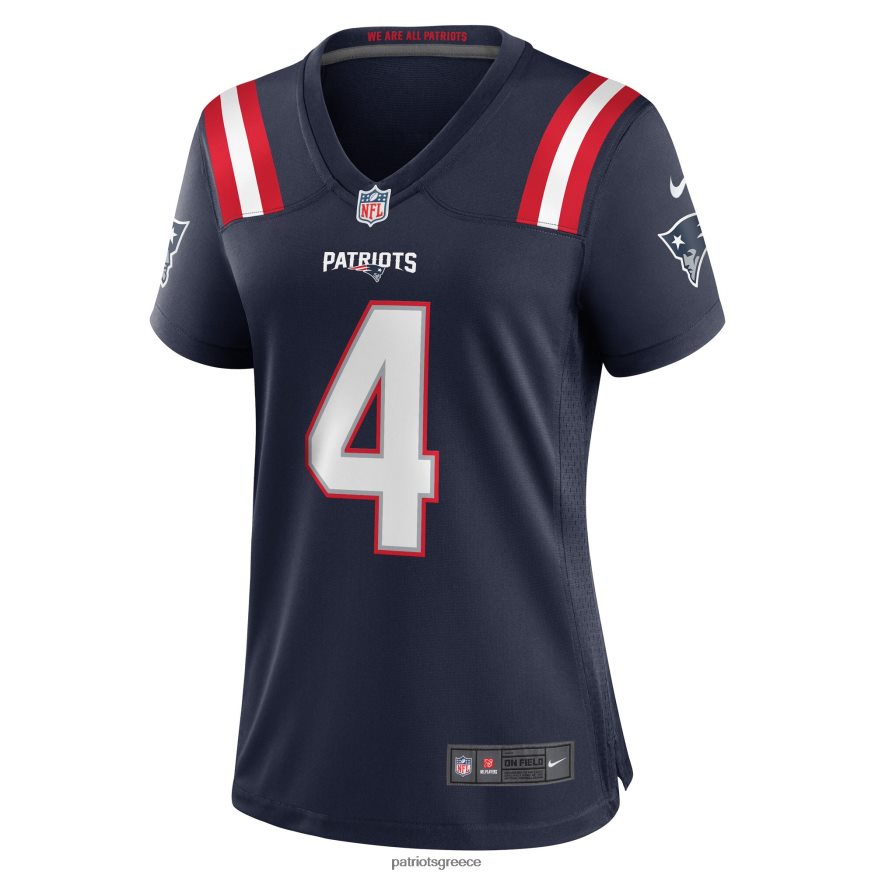 Patriots Jersey φανέλα παίκτη nike bailey zappe navy game γυναίκες είδη ένδυσης VPDHTZ1216