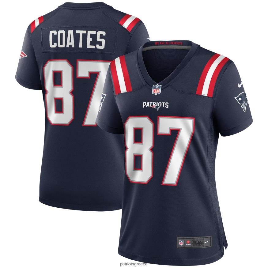Patriots Jersey φανέλα συνταξιούχων παικτών nike ben coates navy game γυναίκες είδη ένδυσης VPDHTZ1147