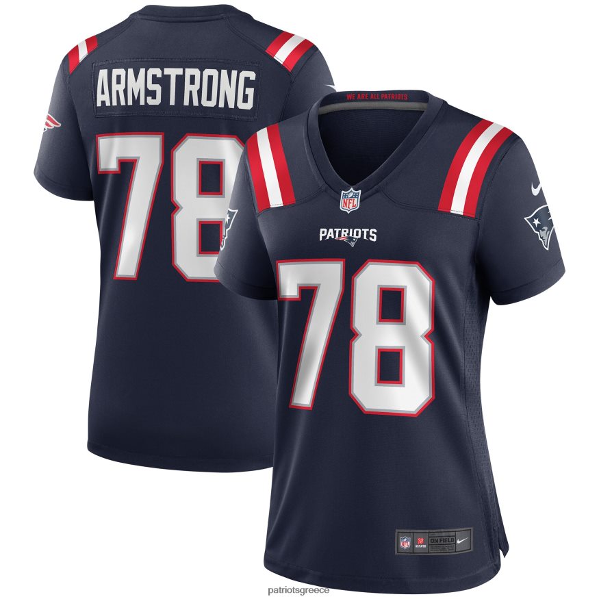 Patriots Jersey φανέλα συνταξιούχων παικτών nike bruce armstrong navy game γυναίκες είδη ένδυσης VPDHTZ1148