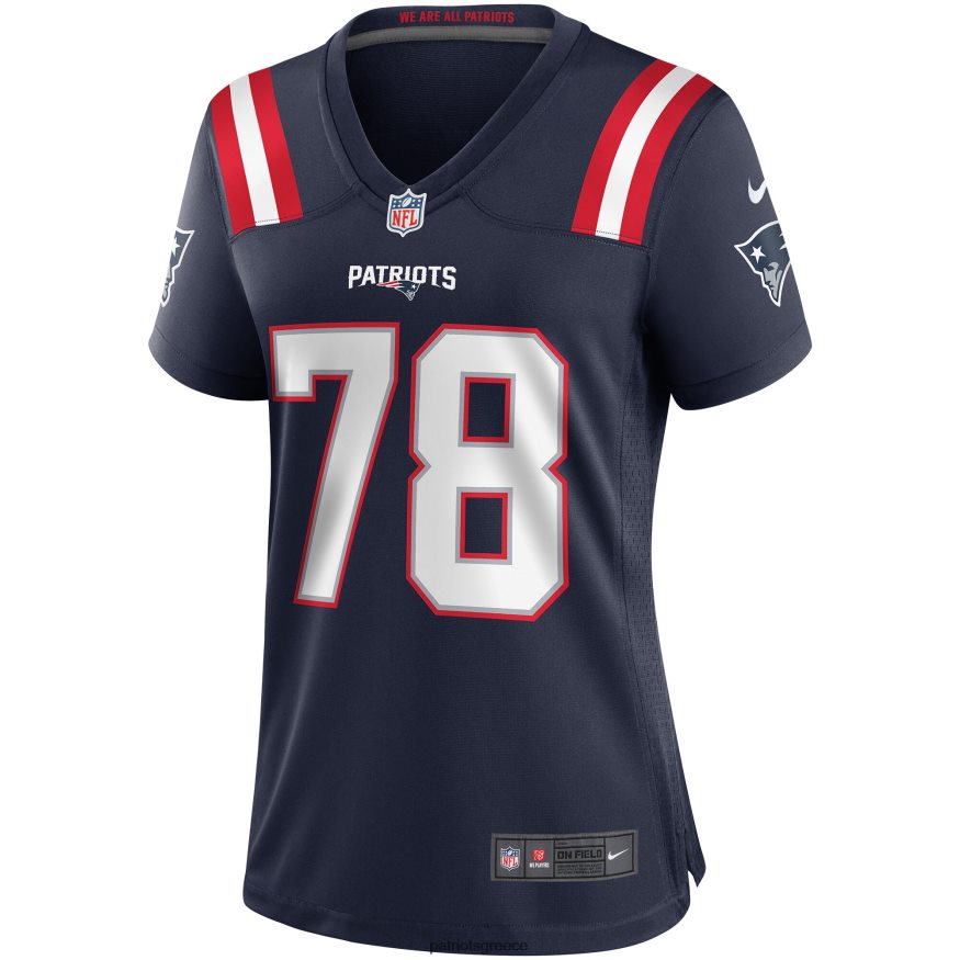 Patriots Jersey φανέλα συνταξιούχων παικτών nike bruce armstrong navy game γυναίκες είδη ένδυσης VPDHTZ1148