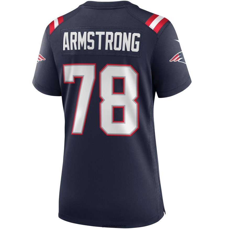 Patriots Jersey φανέλα συνταξιούχων παικτών nike bruce armstrong navy game γυναίκες είδη ένδυσης VPDHTZ1148