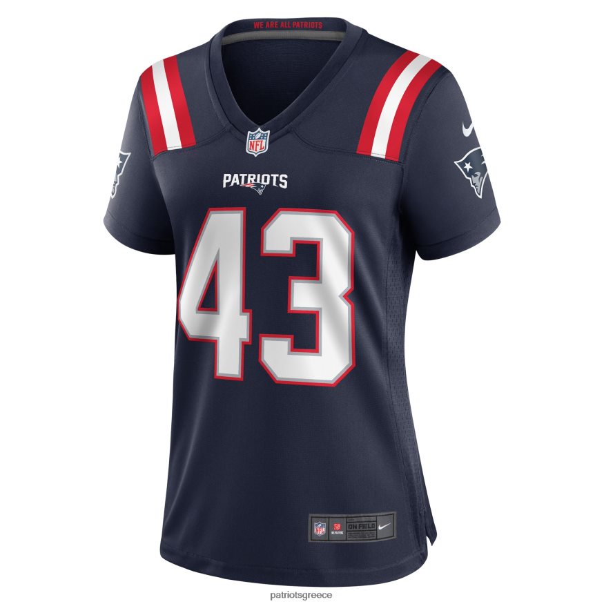 Patriots Jersey φανέλα παικτών nike calvin munson navy home game γυναίκες είδη ένδυσης VPDHTZ1215