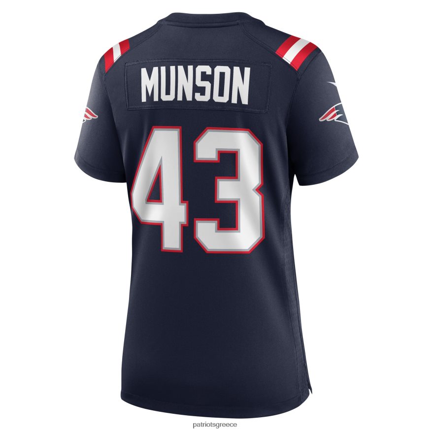 Patriots Jersey φανέλα παικτών nike calvin munson navy home game γυναίκες είδη ένδυσης VPDHTZ1215