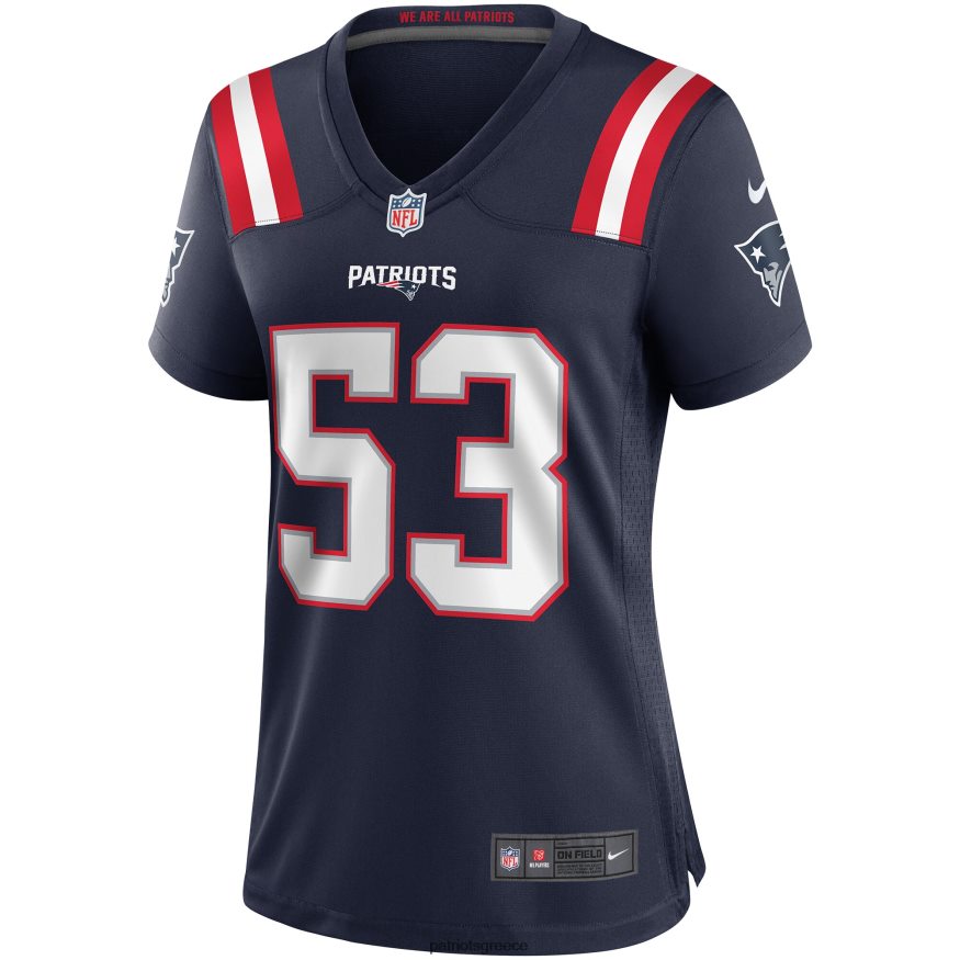 Patriots Jersey φανέλα συνταξιούχων παικτών nike chris slade navy game γυναίκες είδη ένδυσης VPDHTZ1142