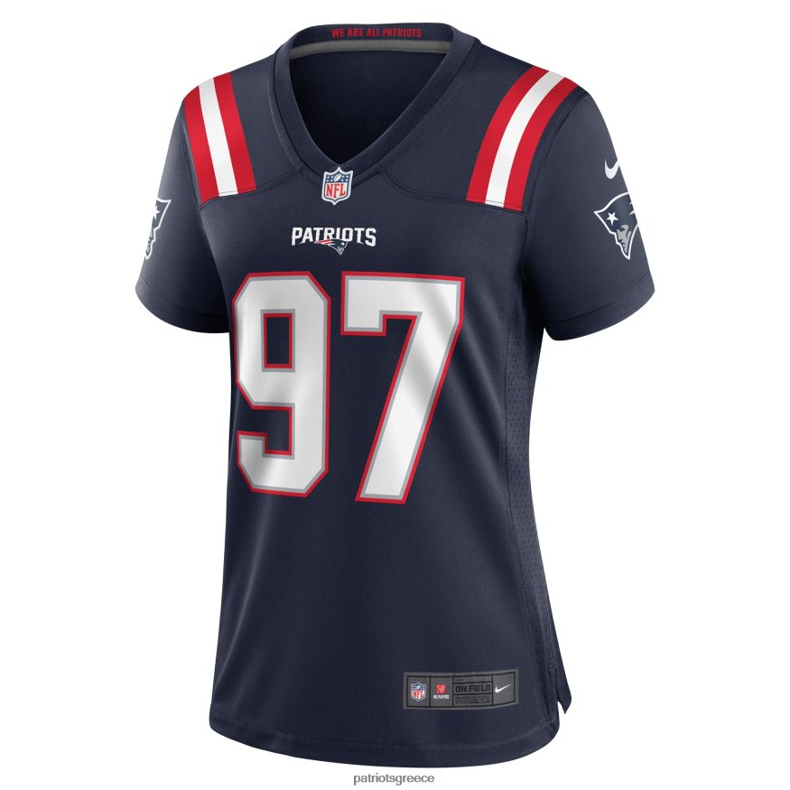Patriots Jersey φανέλα παίκτη nike damarcus mitchell navy game γυναίκες είδη ένδυσης VPDHTZ1240