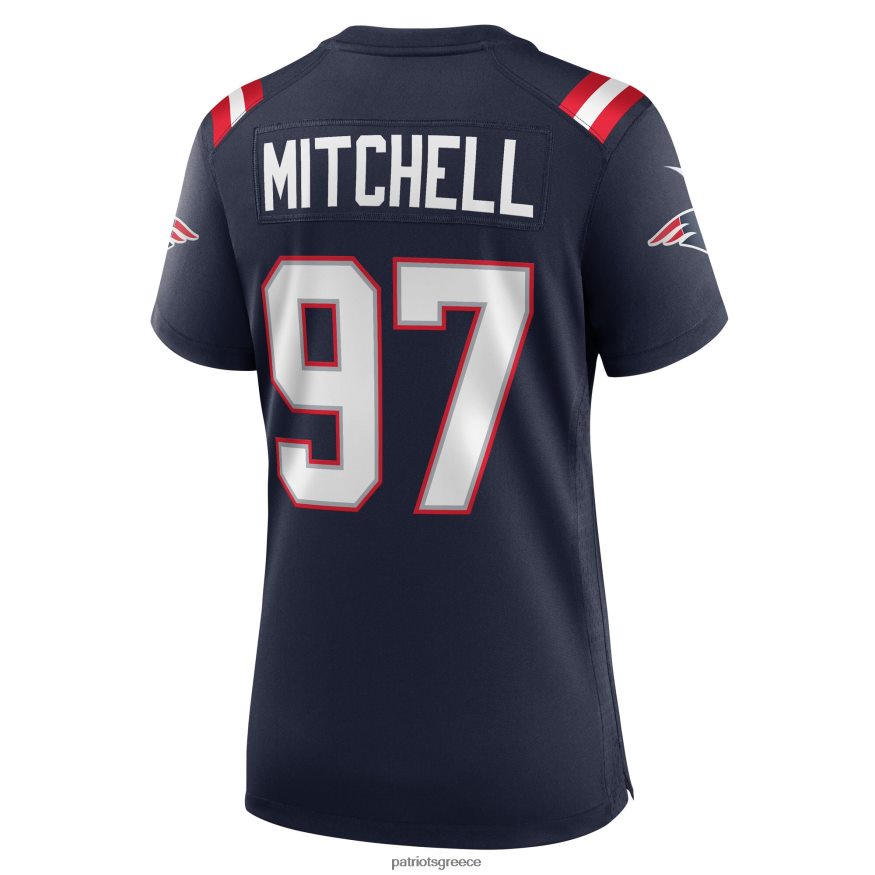 Patriots Jersey φανέλα παίκτη nike damarcus mitchell navy game γυναίκες είδη ένδυσης VPDHTZ1240