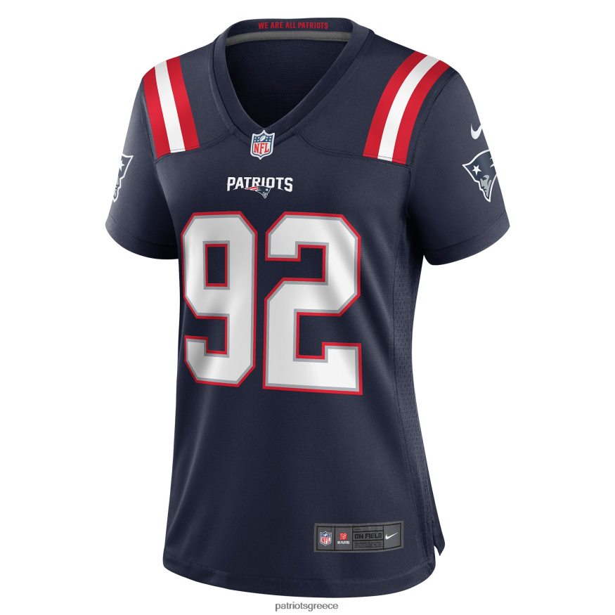 Patriots Jersey φανέλα ναυτικού παιχνιδιού nike davon godchaux γυναίκες είδη ένδυσης VPDHTZ1165