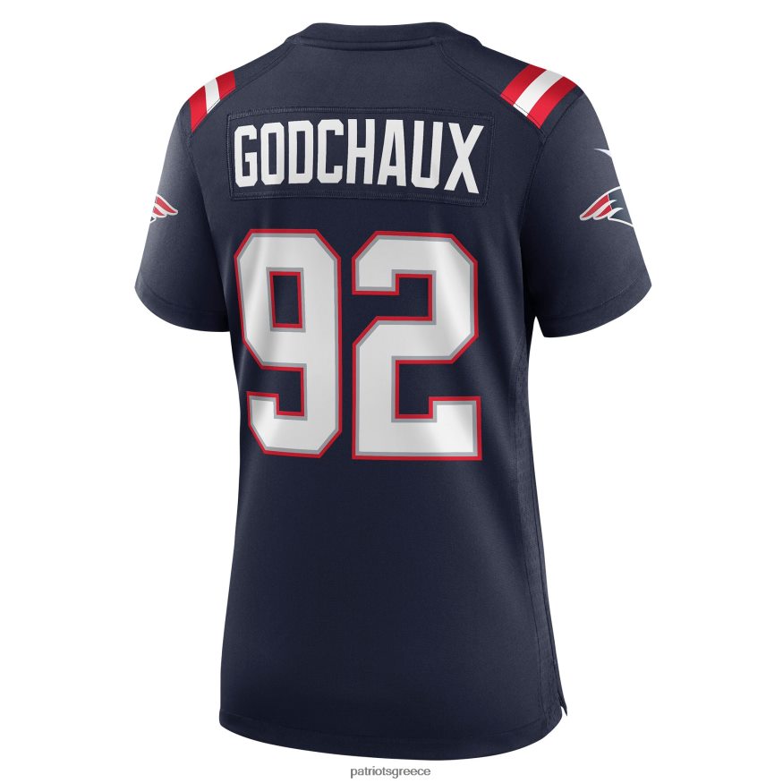 Patriots Jersey φανέλα ναυτικού παιχνιδιού nike davon godchaux γυναίκες είδη ένδυσης VPDHTZ1165