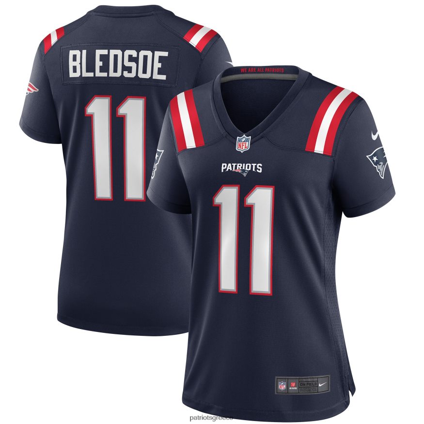 Patriots Jersey φανέλα συνταξιούχων παικτών της nike drew bledsoe navy game γυναίκες είδη ένδυσης VPDHTZ1208