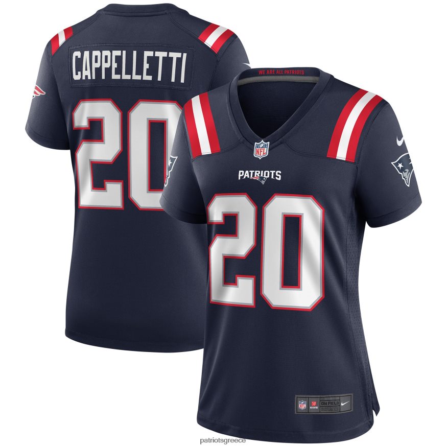 Patriots Jersey φανέλα συνταξιούχων παικτών nike gino cappelletti navy game γυναίκες είδη ένδυσης VPDHTZ1143