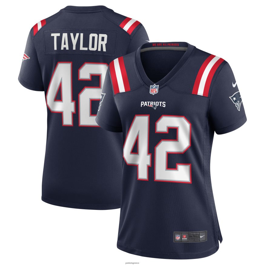 Patriots Jersey nike j.j. φανέλα παιχνιδιών taylor Navy team γυναίκες είδη ένδυσης VPDHTZ1138