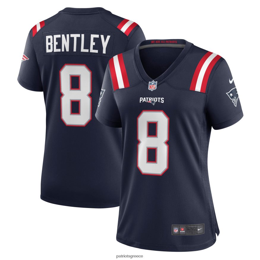 Patriots Jersey φανέλα παικτών nike ja'whaun bentley navy game γυναίκες είδη ένδυσης VPDHTZ1141