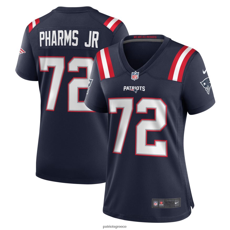 Patriots Jersey nike jeremiah pharms jr. φανέλα παίκτη ναυτικού παιχνιδιού γυναίκες είδη ένδυσης VPDHTZ1120