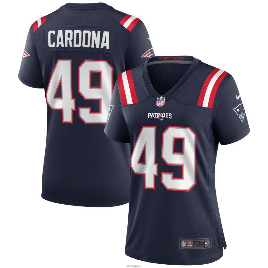 Patriots Jersey φανέλα για ναυτικό παιχνίδι nike joe cardona γυναίκες είδη ένδυσης VPDHTZ1152